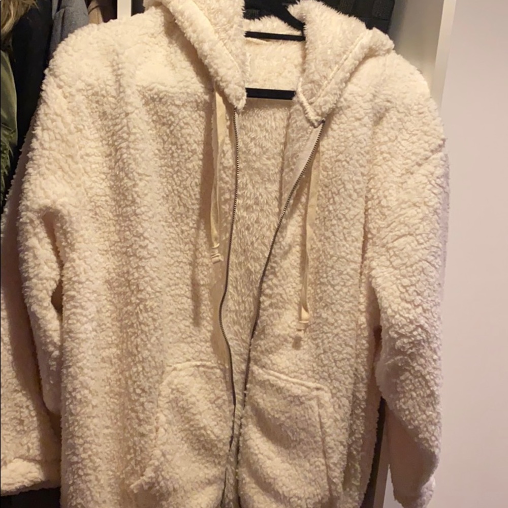 American Eagle Sherpa Zip-Up